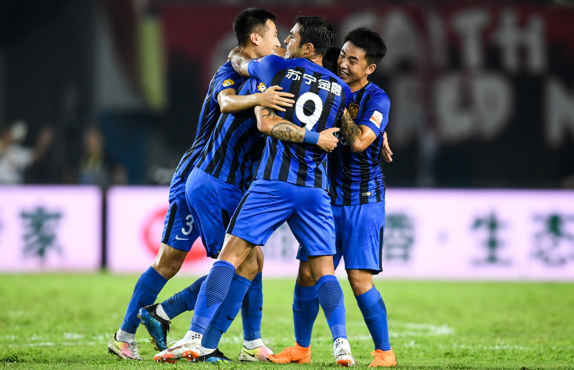 苏宁客场击败建业，延续胜利势头