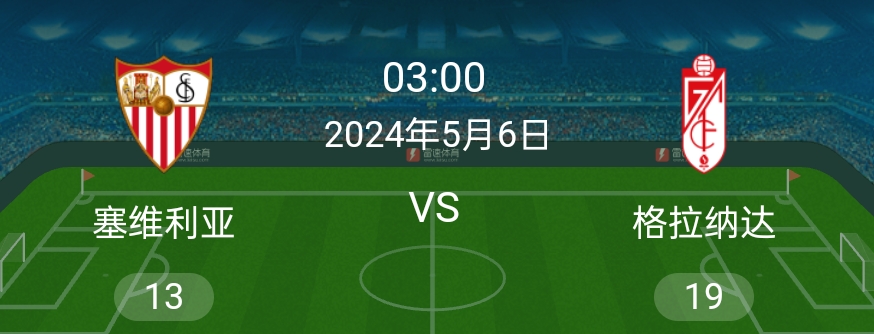 格拉纳达在客场战平塞维利亚
